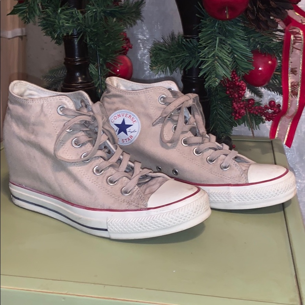 Tan Chuck Taylor All Star Wedge Converse